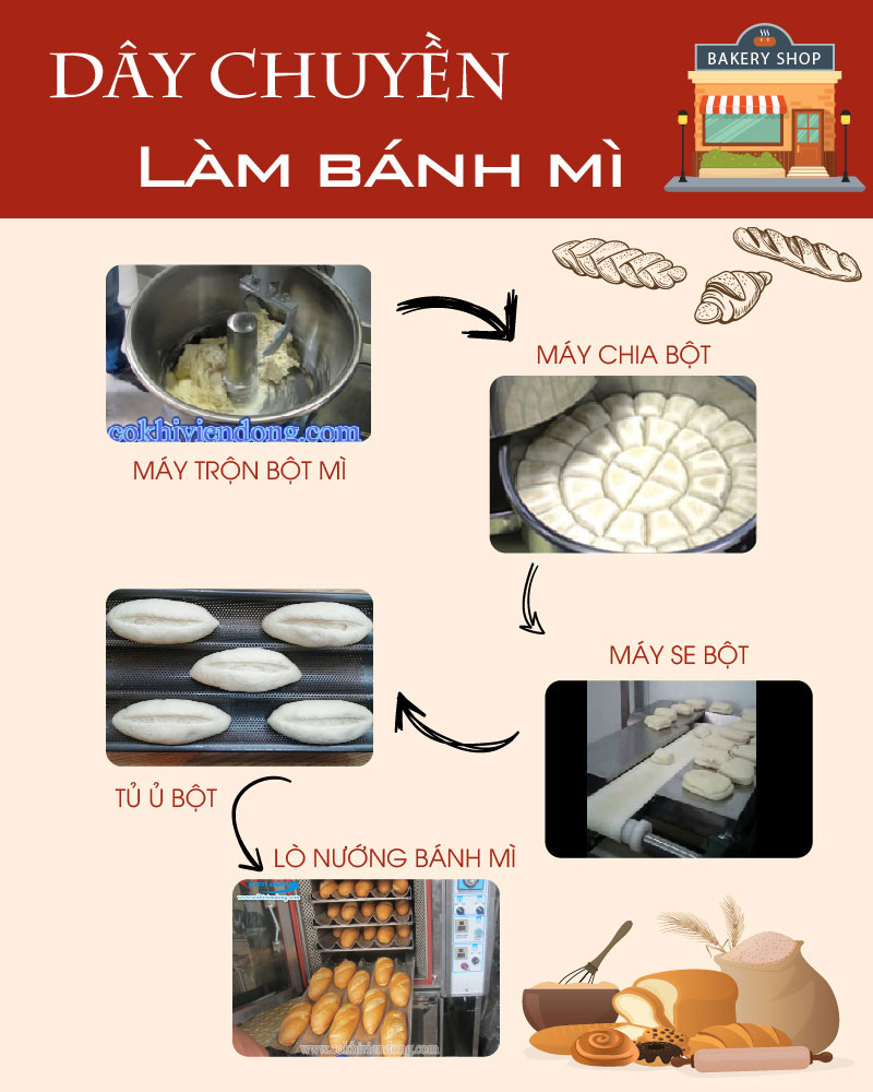 lò nướng bánh mì đối lưu 10 khay việt nam