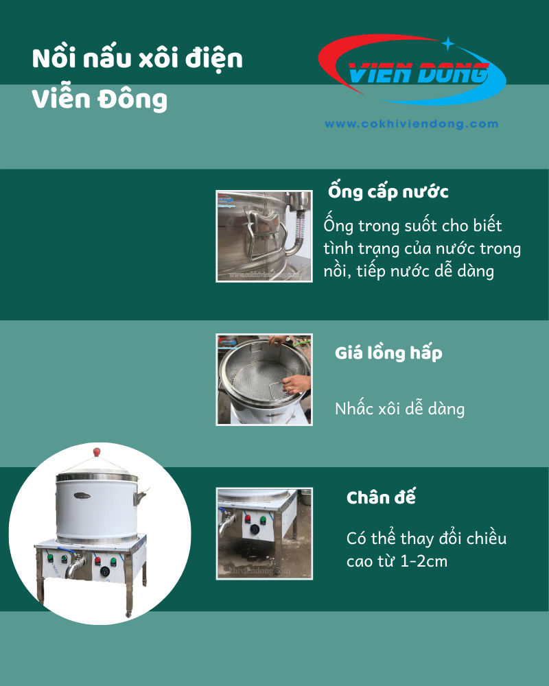 nồi nấu xôi