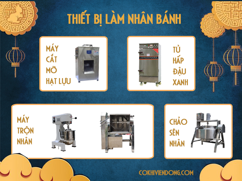 dây chuyền sản xuất bánh trung thu