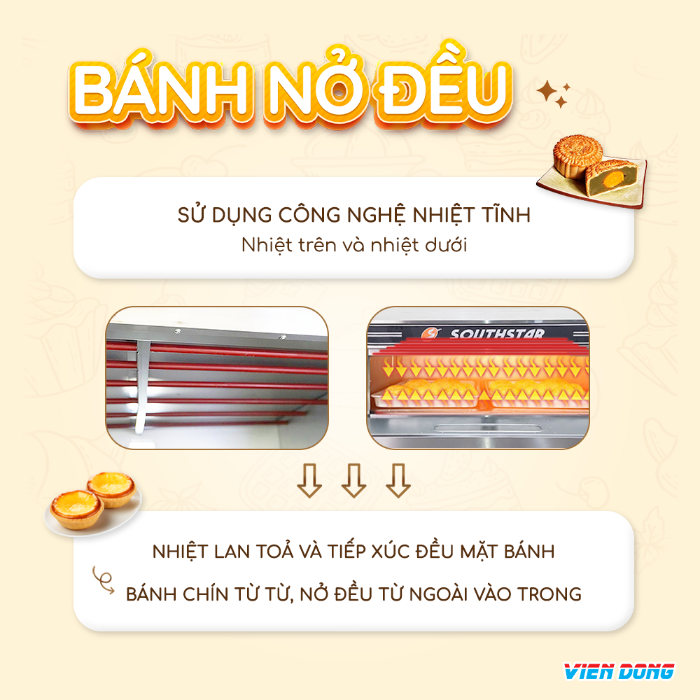 lò nướng bánh ngọt 2 tầng 4 khay