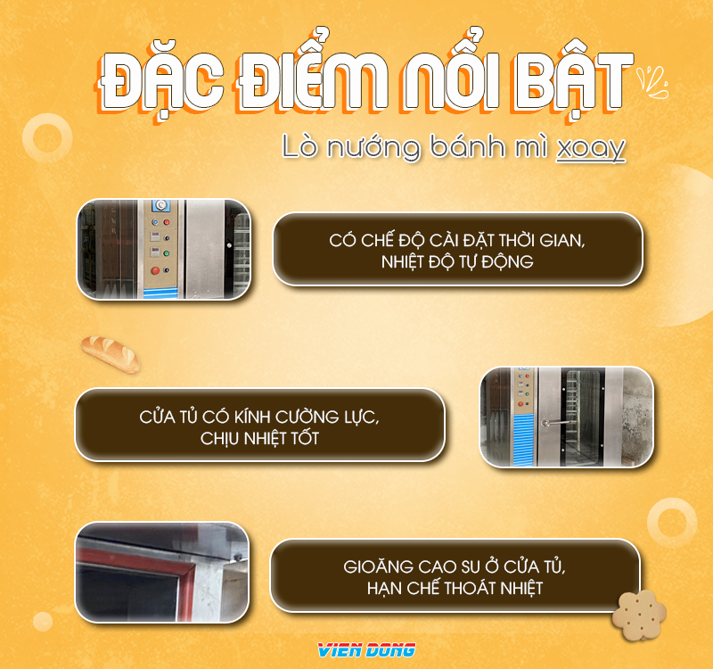Lò nướng xoay 10 khay