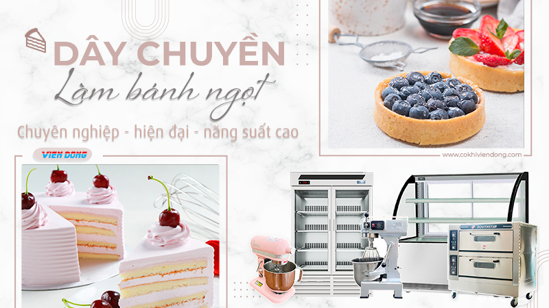 dây chuyền làm bánh ngọt