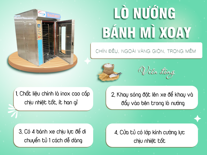 lò nướng bánh mì đối lưu