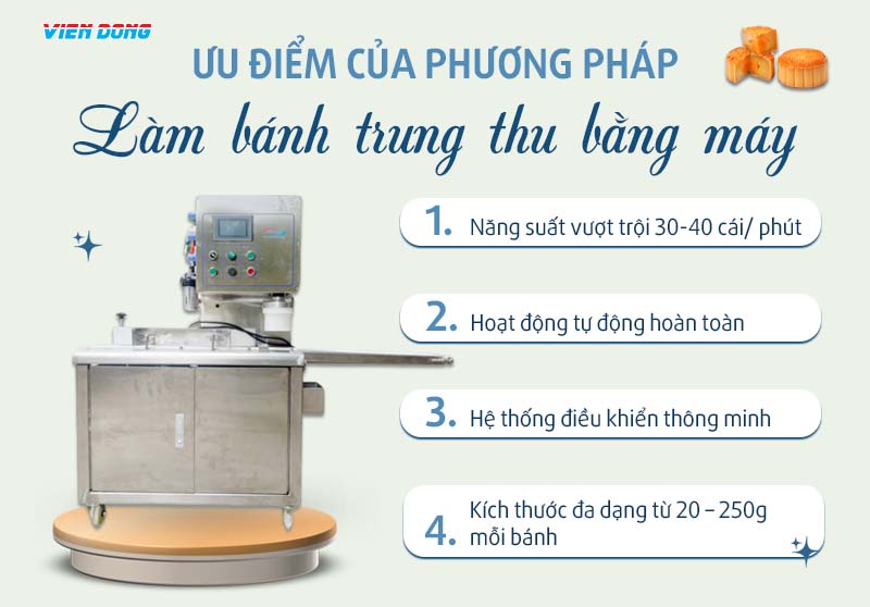 máy định hình bánh trung thu