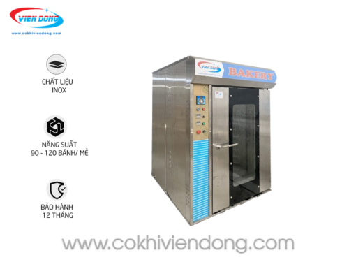 lò nướng bánh mì xoay 8 khay