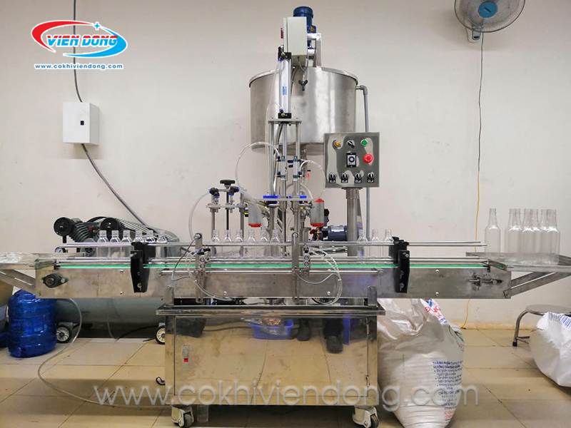máy chiết rót nước rửa chén