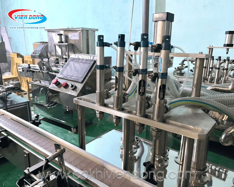 máy chiết rót nước rửa chén