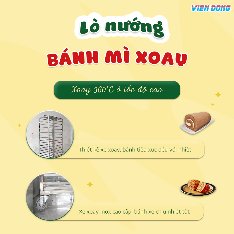 Giá lò nướng bánh công nghiệp